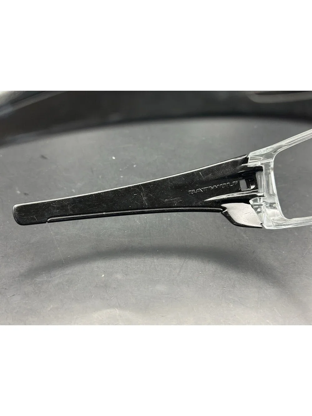 Oakley Batwolf Polished Clear/Black Frame